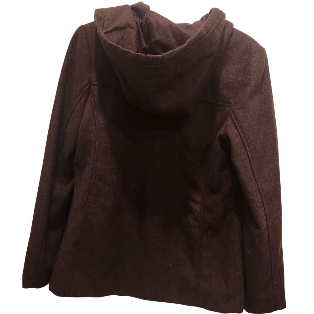 Merona Wool Hooded Coat Women's‎ Small - Picture 2 of 7